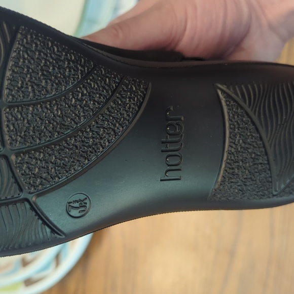 Hotter Women's Black Harmony II shoes - Picture 7 of 8